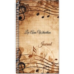 Sheet Music Personalized Daily Journal