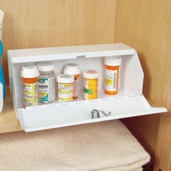 Drug Cabinet with Secure Keyed Lock