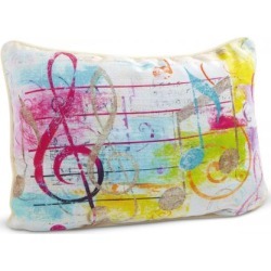 Music Notes Pillow