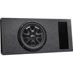 PowerBass PS-AWB121T Single 12" Thin Loaded Enclosure Powered