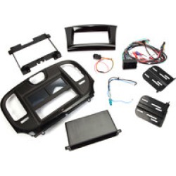 Scosche ITCCR01B Chrysler Kit 2015-up 300 HVAC kit, Matte Black
