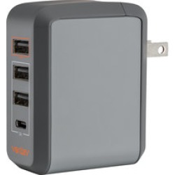 Ventev 539326 Wallport R430 Charger 3 X USB + 1 X Type-C ports