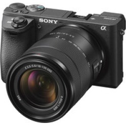 Sony ILCE6500M/B Mirrorless Camera w/ 18-135mm Lens- Black