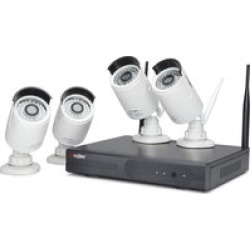 Spyclops SPY-NVR4720W Wireless Camera System- 4ch Wireless Router, 4 Wireless Cameras, 720P