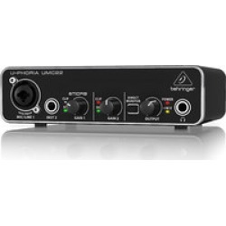 Behringer UMC 22 2x2 USB Audio/midi Interface Midas Pre