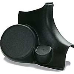Q-Form QL-K6007C 6 1/2" Black Civic 01-up