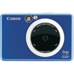 Canon IVY Cliq+ Instant Camera plus Bluetooth- Sapphire Blue