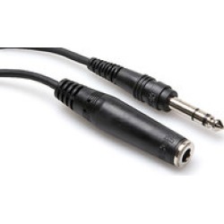 HOSA 1/4 in TRS to 1/4 in TRS, 25 ft Headphone extension cable
