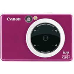 Canon IVY Cliq+ Instant Camera plus Bluetooth- Ruby Red