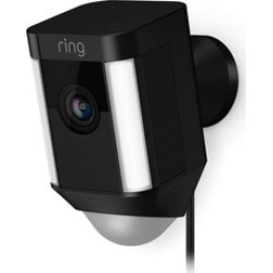 Ring Spotlight Camera Wired- Black