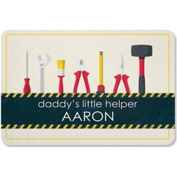 Daddy's Little Helper Personalized Doormat