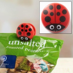 Ladybug Bag Clips