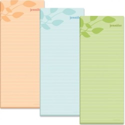 Sage Advice Lined Shopping List Pads (3 Colors)