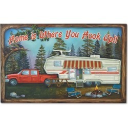 Home is Where You Hook Up Plaque