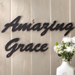 Amazing Grace Metal Words
