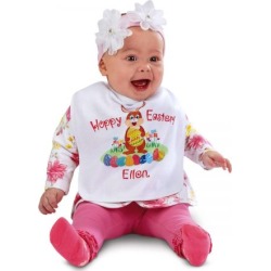 Happy Easter Bunny Bib