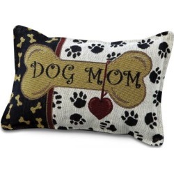 Tapestry Dog Mom Pillow