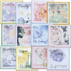 Flower of the Month Sticky Note Pads