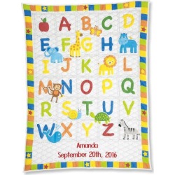 Alphabet Baby Quilt