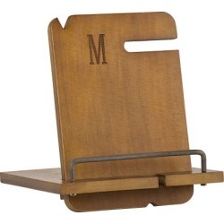 Personalized Wooden Docking Station - Single Initial