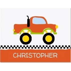 Monster Truck Personalized Note Cards