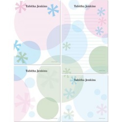 Retro Patterns Memo Pad Sets