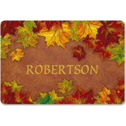 Autumn Color Personalized Doormat
