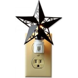 Star with Swirls Night Light