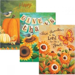 Expressions of Faith® Give Thanks Thanksgiving Cards