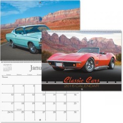 2016 Classic Cars Calendar
