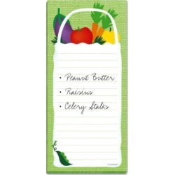 Grocery Bag Magnetic Shopping List Pad
