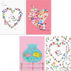 Cats and Dogs Valentine Cards