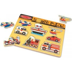 Melissa & Doug® Vehicles Sound Puzzle