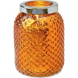 Orange Metallic Votive Holder
