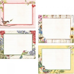 Birds Lined Jotter Pads