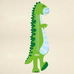 Personalized Dinosaur Growth Chart