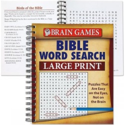 Brain Games® Bible Word Search (Large Print)