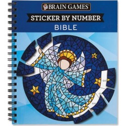 Brain Games® Bible Sticker by Number Book