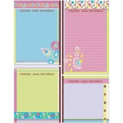 Floral Patterns Memo Pad Sets