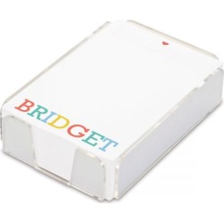 Alphabet Personalized Notes in a Tray