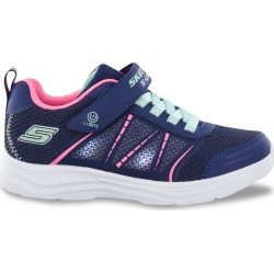 Skechers Youth Girl's Glimmer Kicks Sneaker Shoes in Navy Blue, Size 12 Medium found on Bargain Bro from ts.townshoes.ca for USD $30.76