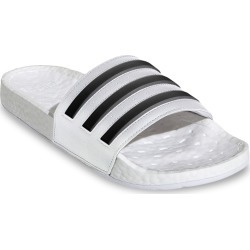 Adidas Men's Adilette Boost Slide Sandal in White/Black/White Size 11 Medium found on Bargain Bro Philippines from ts.townshoes.ca for $61.80