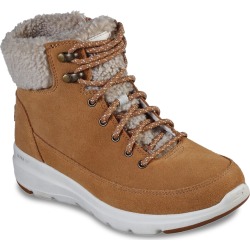Skechers Women's Glacial Ultra Suede Lace Up Winter Boot in Chestnut Suede Size 6.5 Medium found on Bargain Bro from ts.townshoes.ca for USD $55.94