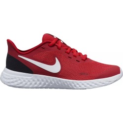 Nike Youth Boy's Revolution 5 Runner Shoes in Red Medium