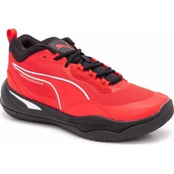 Puma Men's Playmaker Pro Basketball Shoe in Red/Jet Black Size 9 Medium