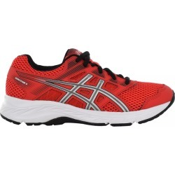 Asics Youth Boy's Gel Contend 5 Gs Sneaker Shoes in Red, Size 4 Medium