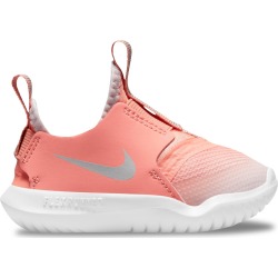 Nike Toddler Girls' Flex Runner Shoes in Crimson Bliss/Metallic Platinum, Size 9 Medium