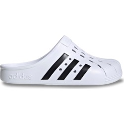 Adidas Women's Unisex Adilette Clog in White/Black Size 5 Medium found on Bargain Bro Philippines from ts.townshoes.ca for $47.95