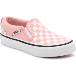 Vans Youth Girls Asher Slip-On Sneaker in Pink/White Size 2 Medium found on Bargain Bro from ts.townshoes.ca for USD $30.76
