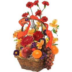 Fruits and Flowers Basket